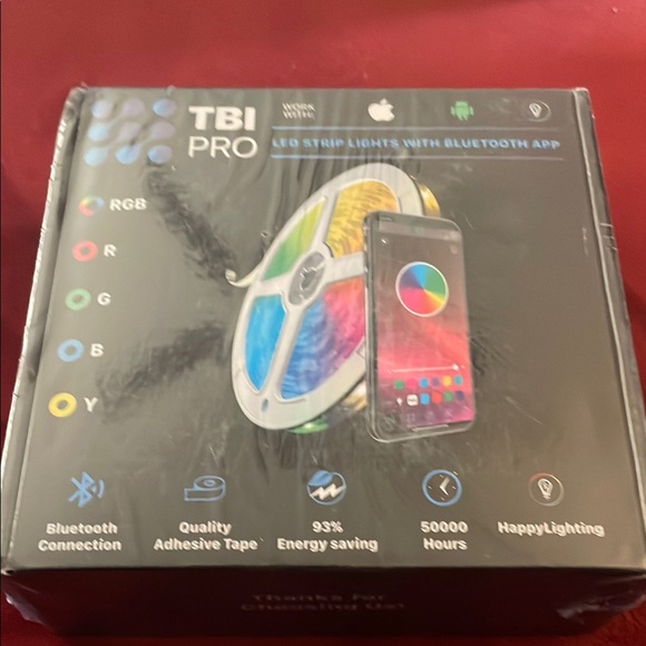 20 ft LED Strip Lights TBI Pro 12V w/ Bluetooth App Remote Control NEW - Picture 1 of 2